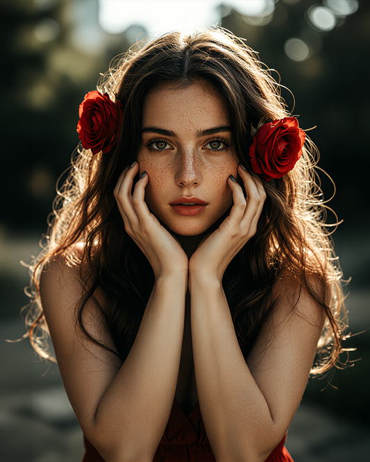 أناقة قرمزية