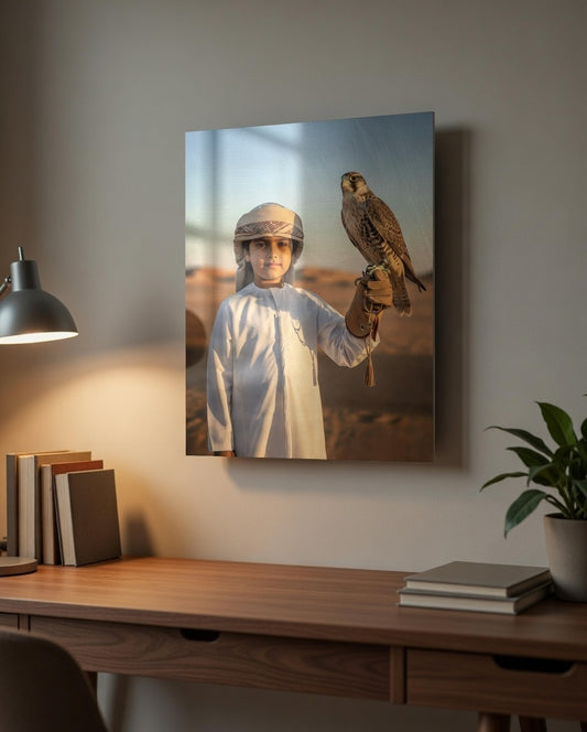 Emirati Tradition in His Hands