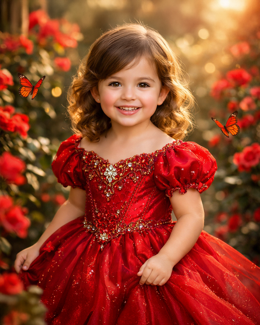 الجميلة القرمزية